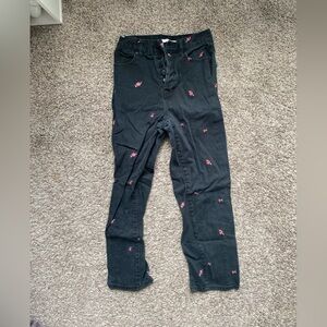 Straight-leg PacSun Embroidered Jeans